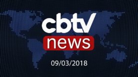 CBTV NEWS – 09/03/2018 – Apresentação Vandrey Pereira