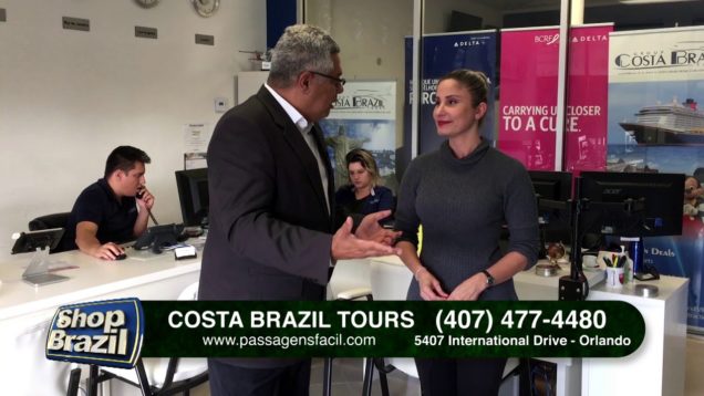 Costa Brazil – Passagens aéreas para Orlando – Shop Brazil