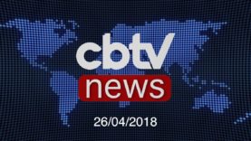CBTV NEWS 26/04/2018 – Apresentação Vandrey Pereira