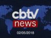 CBTV NEWS 02/05/2018 – Apresentação Vandrey Pereira