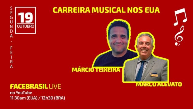 FBRLIVE – E80 – Marcio Teixeira – Carreira Musical nos EUA